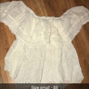 Off the shoulder shirt